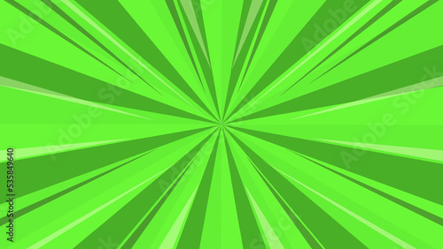 green sunburst background