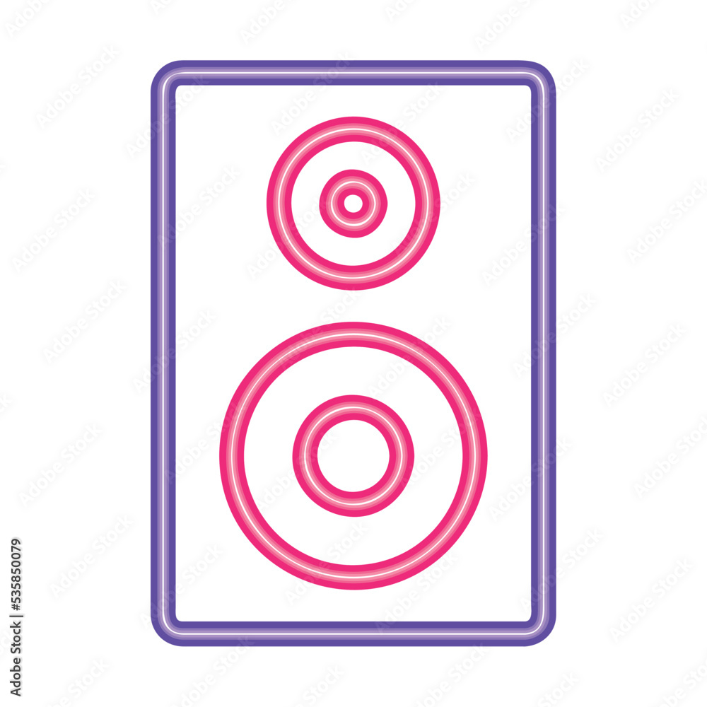 speaker sound neon light speaker sound neon light