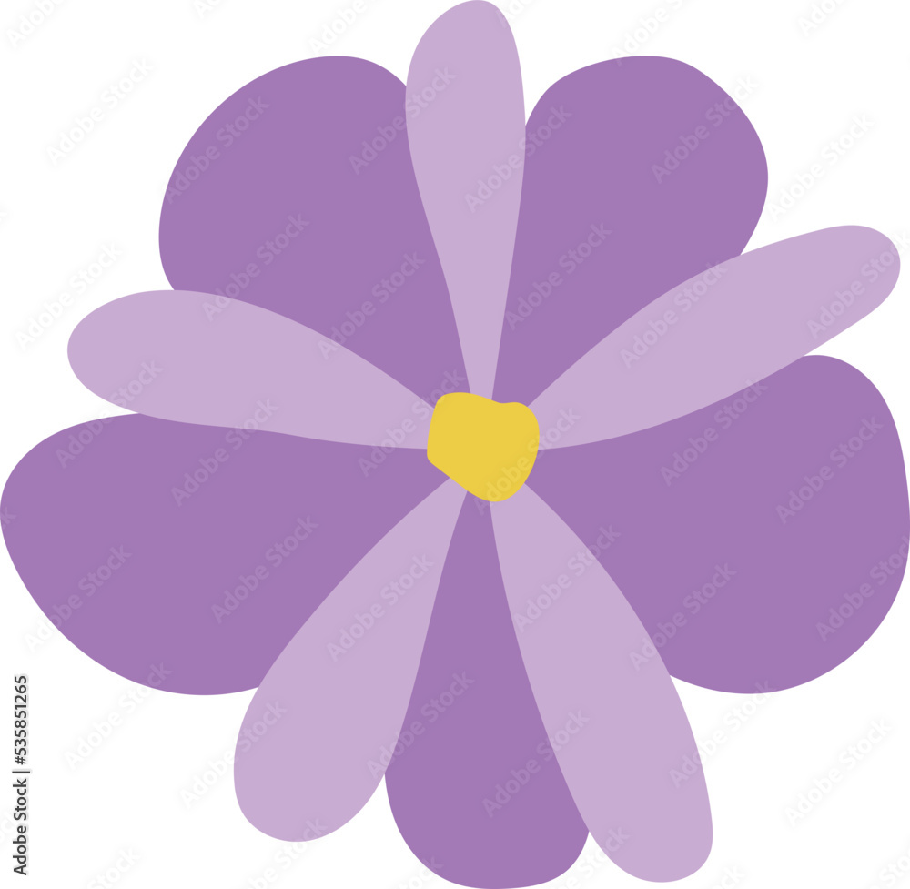 Flat Flower Minimal Doodle Decorate Flat Flower Minimal Doodle Decorate