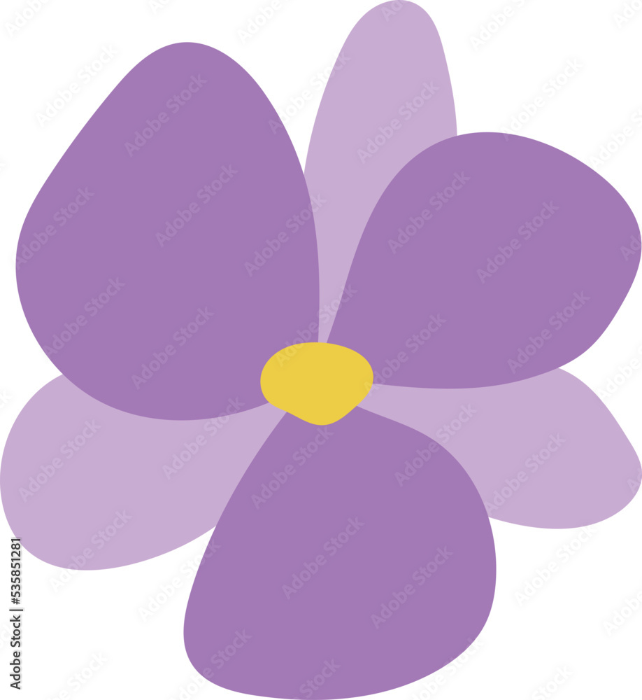 Flat Flower Minimal Doodle Decorate Flat Flower Minimal Doodle Decorate