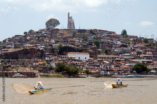 Janitzio Island, fishing town in Michoacan, Mexico photo