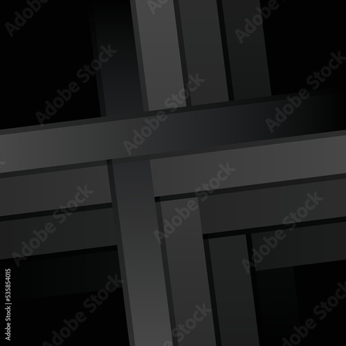seamless vector illustration black geometric pattern	