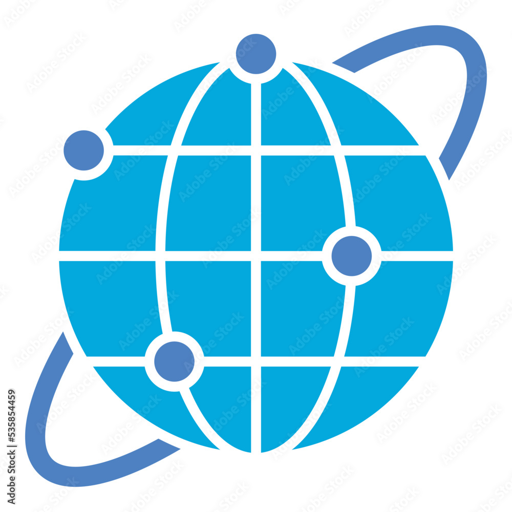 Internet Glyph Two Color Icon Internet Glyph Two Color Icon