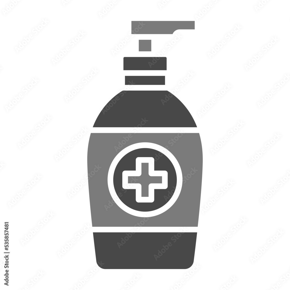 Antiseptic Greyscale Glyph Icon Antiseptic Greyscale Glyph Icon