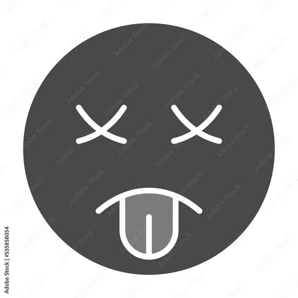 Knocked Out Greyscale Glyph Icon Knocked Out Greyscale Glyph Icon