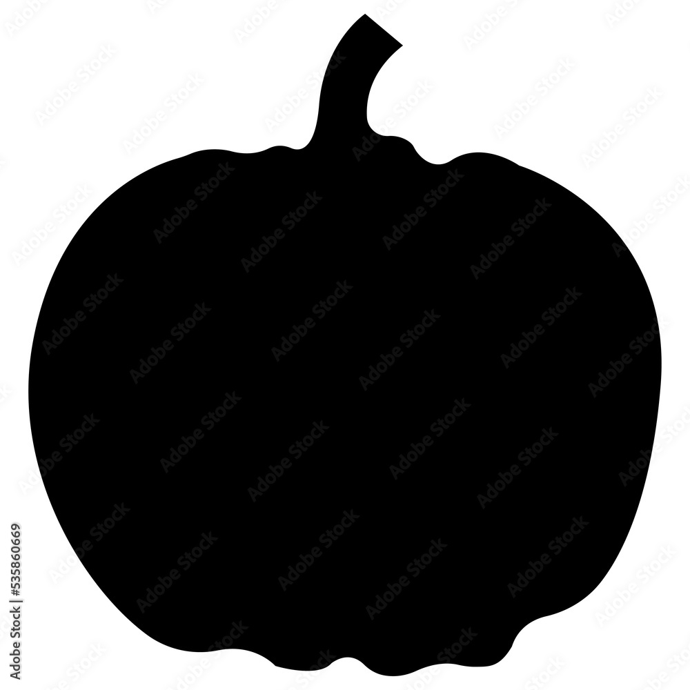 Obraz premium fruit and vegetable silhouette