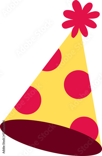 Cute birthday hat  for child's birthday design element