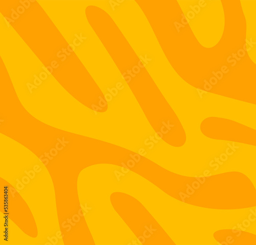 Abstract Liquid Orange Zebra Background Pattern