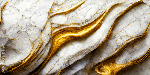 White marble with white and...
