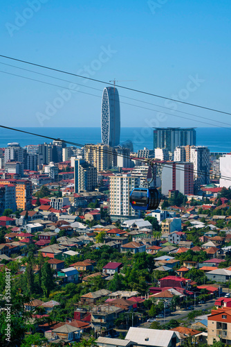 Batumi  Georgia - September 30  2022  panoramic city view