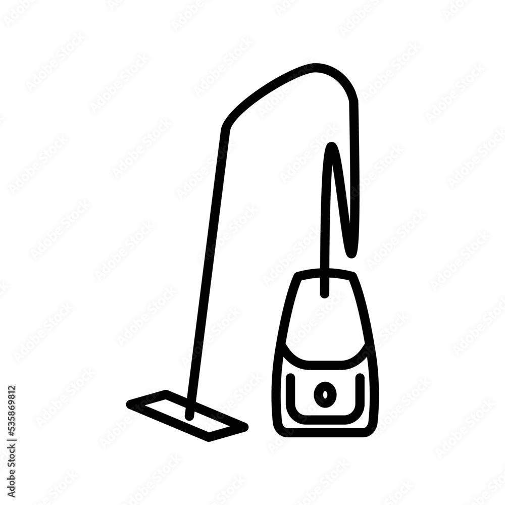 Electronics - Vacuum cleaner Icon with an aesthetic line design. perfect use for web, design and etc Electronics - Vacuum cleaner Icon with an aesthetic line design. perfect use for web, design and etc