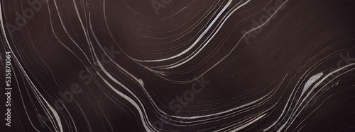 Dark abstract marble stone texture with white veins