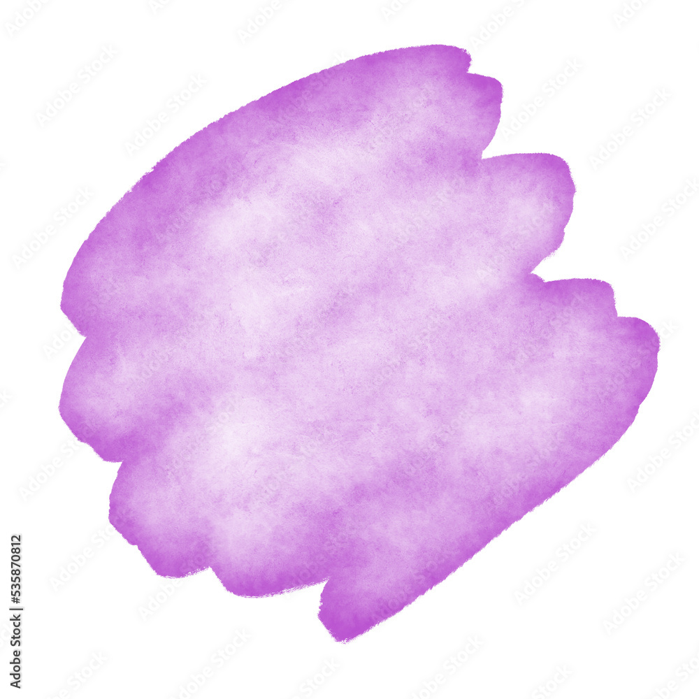  Abstract watercolor spots. Transparent PNG clipart