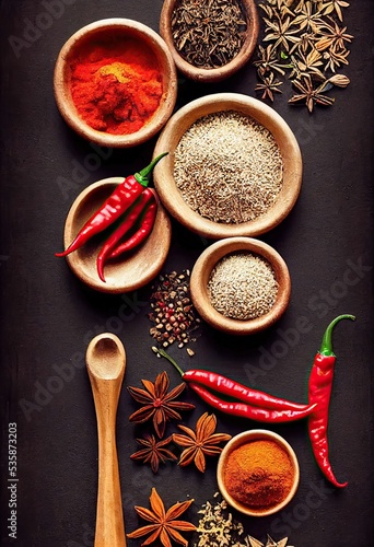 Spicy background
