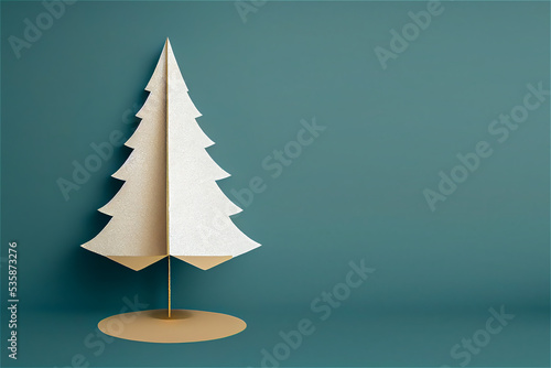 Paper Christmas craft tree
