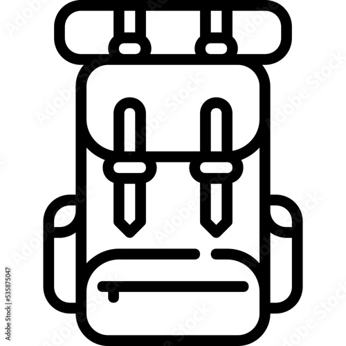 outdoor bag icon