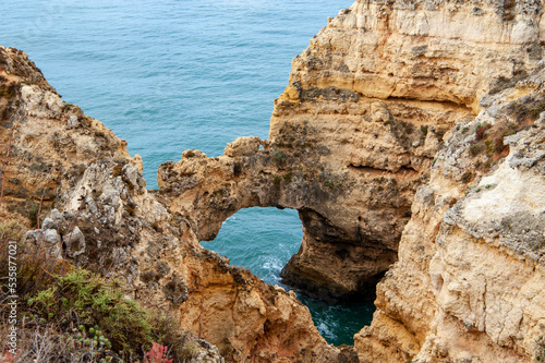 The rock formation of Ponta de Piedade - Lagos - Portugal.