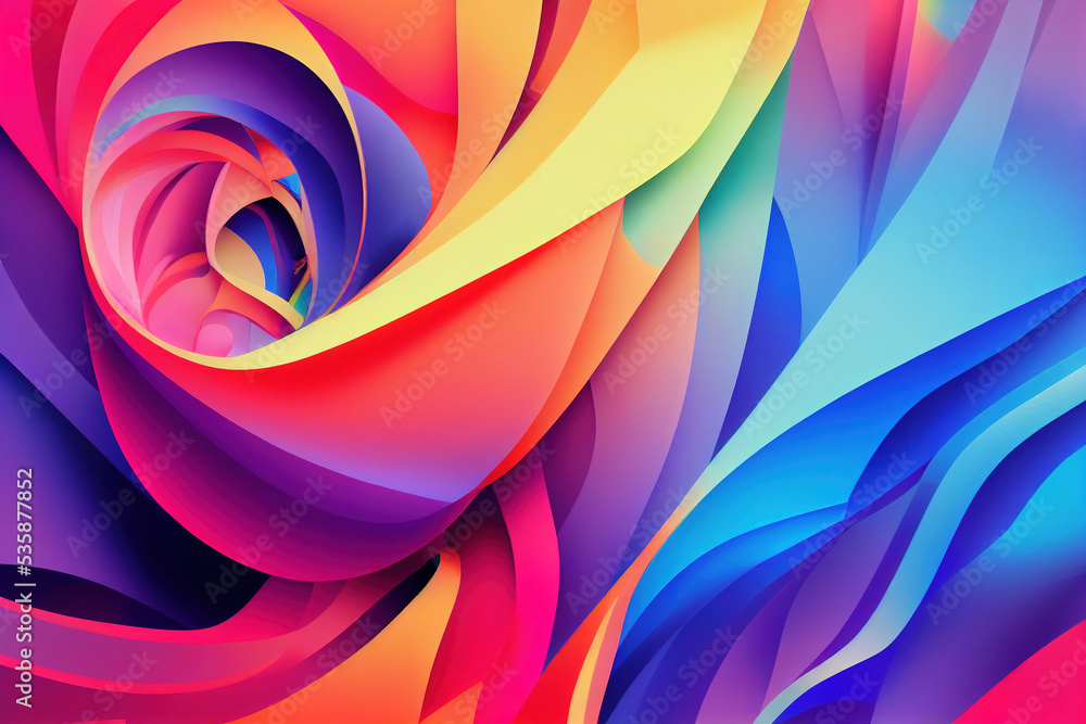 Abstract background colorful neon gradient . abstract beautiful bright ...