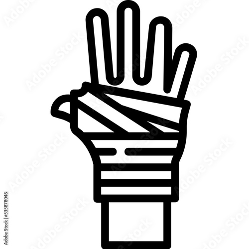 hand gauze icon