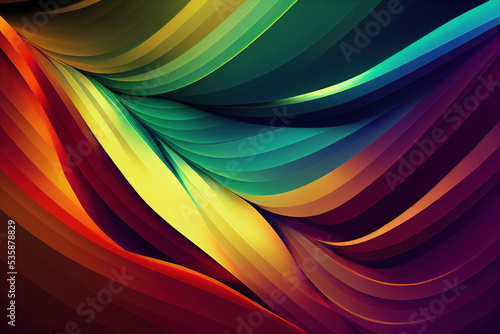 Abstract background colorful neon gradient 3d rendering . abstract beautiful bright background.