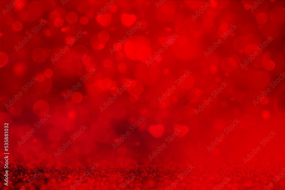 Red bokeh abstract love, romantic valentine background Red bokeh abstract love, romantic valentine background