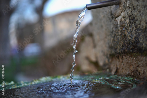 water flowing from a fountain © Mauri