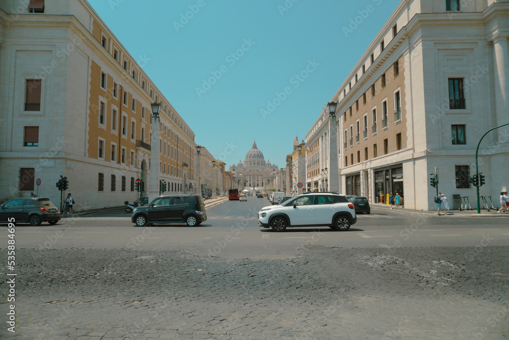 Fototapeta premium St. Peters Basilica in Rome, Italy