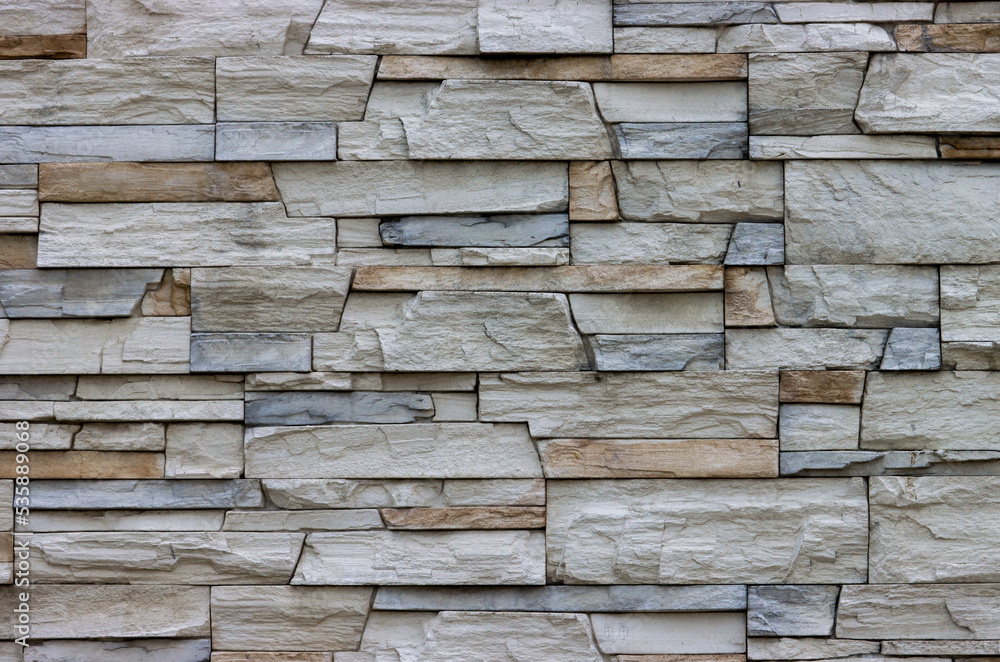 Abstract background of gray and brown bricks. Abstract background of gray and brown bricks.