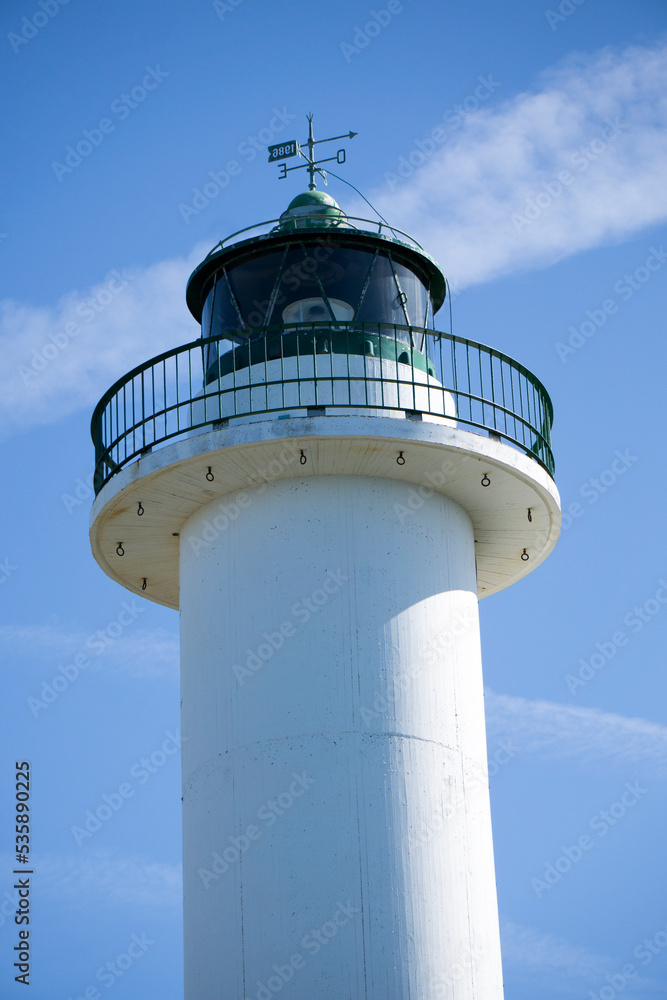 Lighthouse  in Lastres Asturias Spain