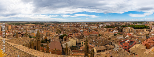 Photos Panoramic of Huesca and its region, from the tower of the cathedral, in the prov