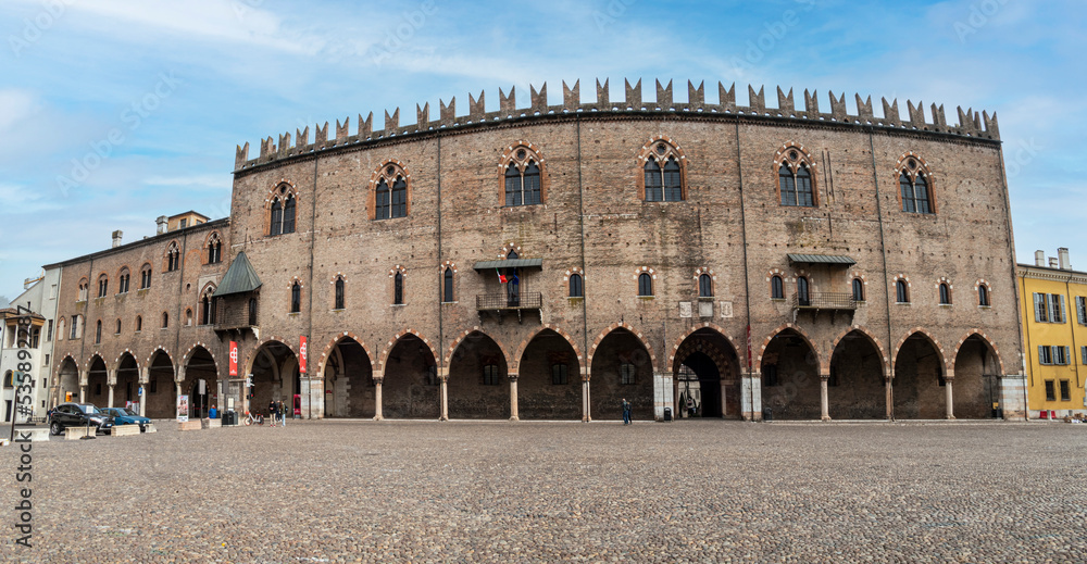The famous Ducal Palace of Mantua