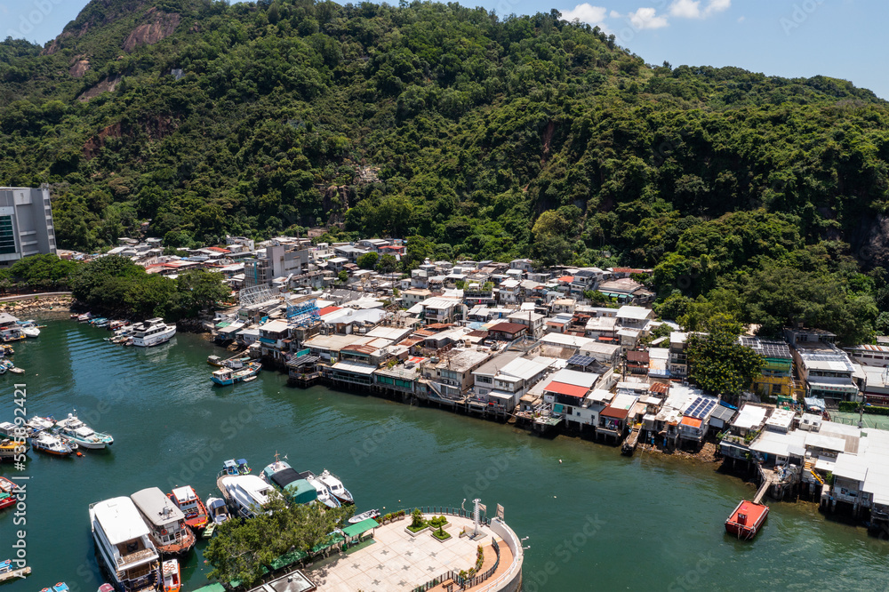 Typhoon shelter in Lee yue mun district