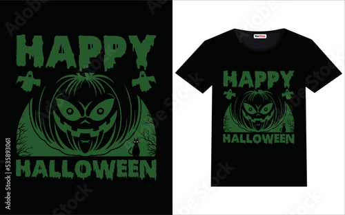 Halloween t shirt design vintage typography and lettering design