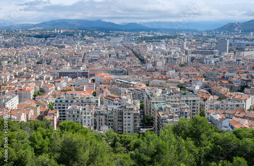 Cityscape in Europe, Marseilles, France