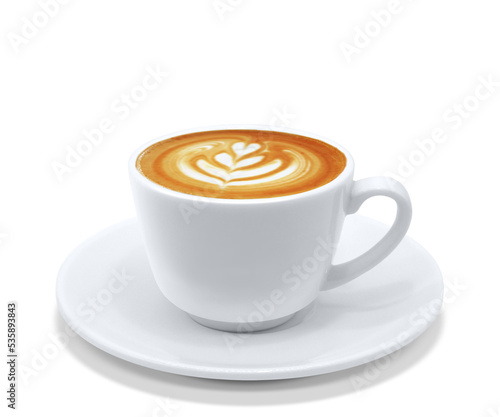 Fotografie カフェラテ 飲み物 イラスト 上 リアル ホット