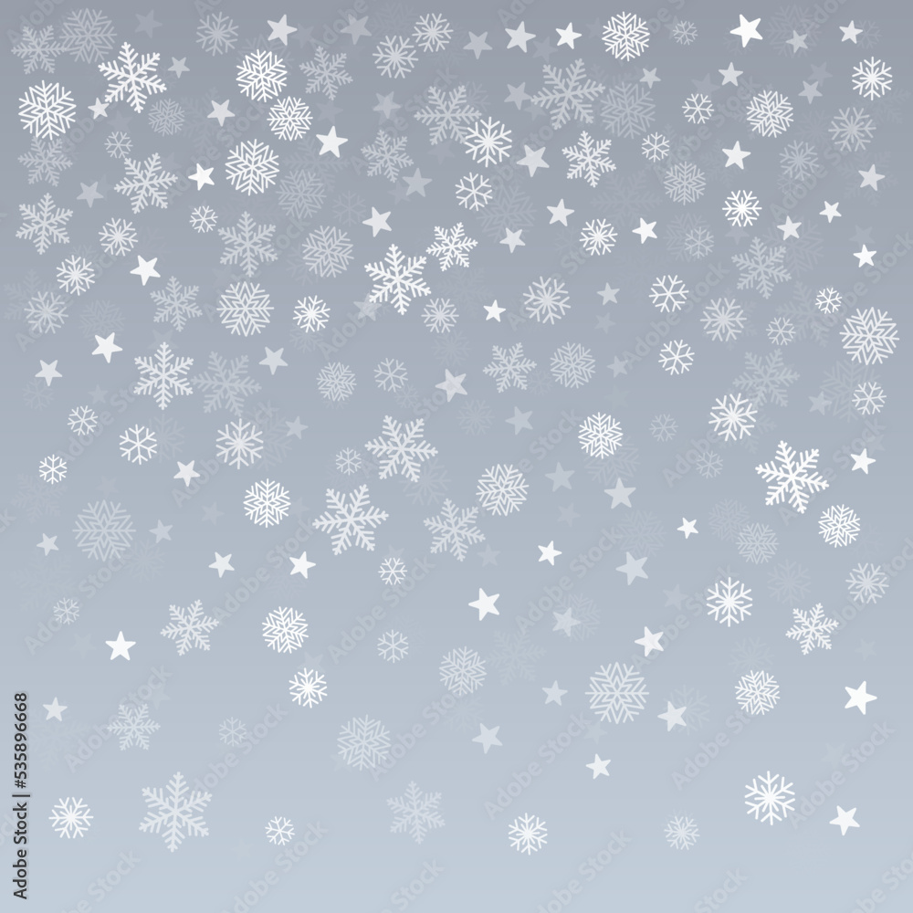 Christmas snow vector background. Falling snowflakes transparent decoration. New Year Holidays greeting card backdrop. Christmas snow vector background. Falling snowflakes transparent decoration. New Year Holidays greeting card backdrop.