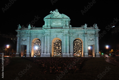 christmas lights in madrid 