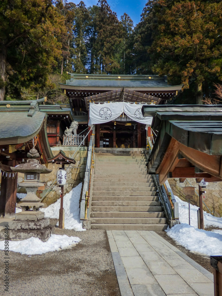 Obraz premium torii gate japanese shrine