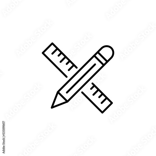 Design tool linear icon. Design tool concept stroke symbol design. Thin graphic elements vector illustration, outline pattern on a white background, eps 10.