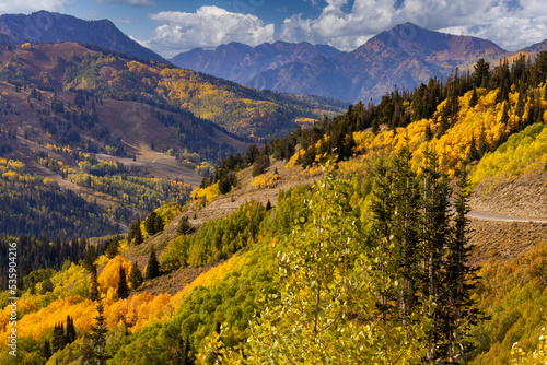 Utah mountains in autumn