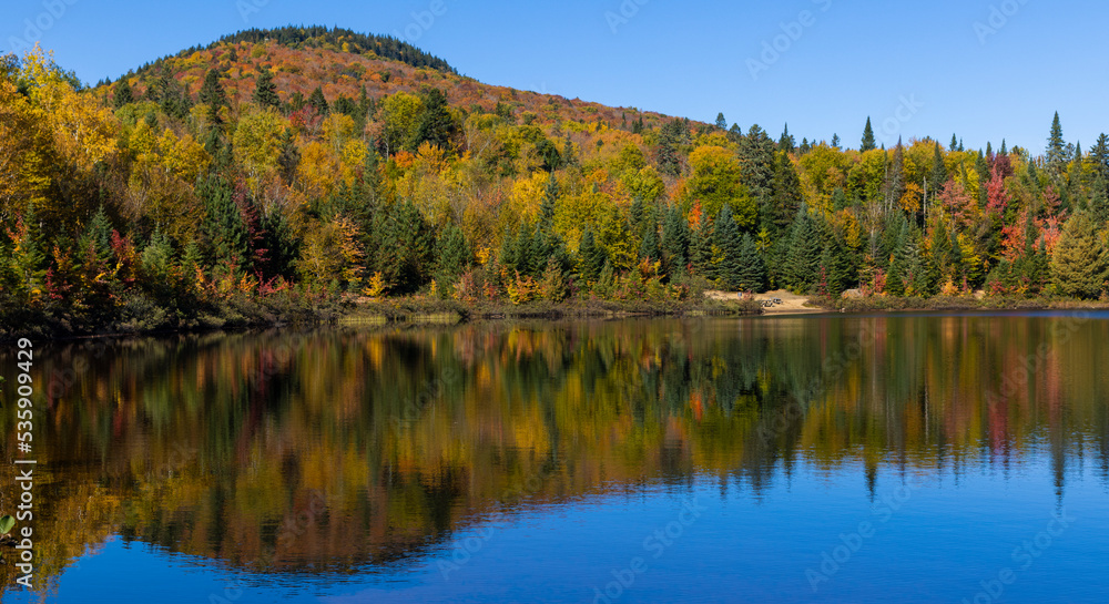 Spectacular autumn in Mont Tremblant, Quebec, Canada Spectacular autumn in Mont Tremblant, Quebec, Canada