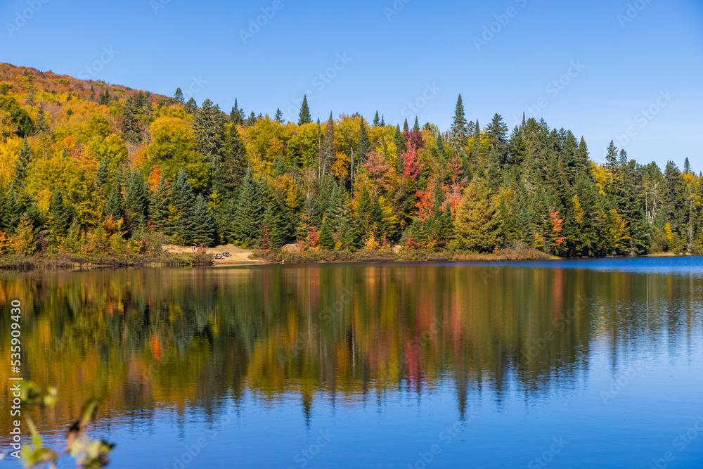 Spectacular autumn in Mont Tremblant, Quebec, Canada Spectacular autumn in Mont Tremblant, Quebec, Canada