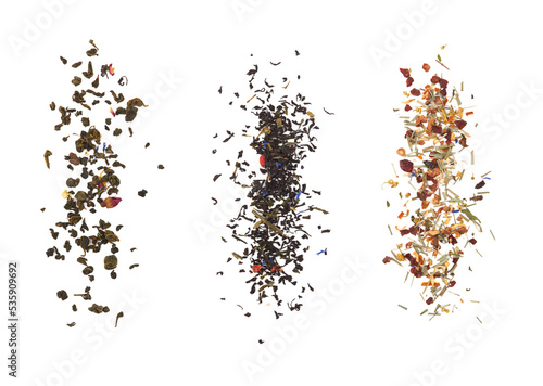 Plakat dried tea leaves