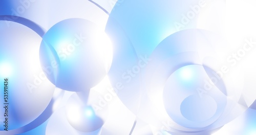 Fotografia, Obraz Abstract colorful balls luxury background 3d render