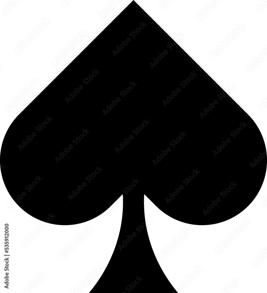 playing card symbols vector design illustration isolated on transparent background playing card symbols vector design illustration isolated on transparent background