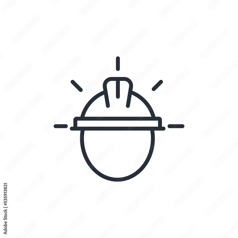 helmet icons  symbol vector elements for infographic web