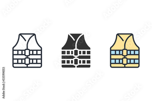 vest icons  symbol vector elements for infographic web © AHMAD