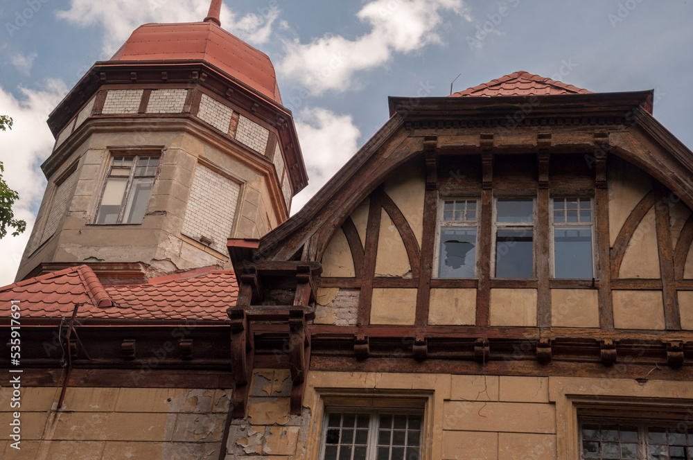 Old historic property of an American family of filmmakers in Poland