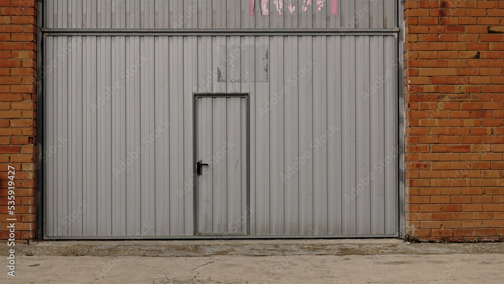 industrial metal door for warehouse access industrial metal door for warehouse access