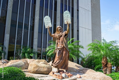 Commandments of Moses The Crystal Cathedral is a Protestant Christian church in the city of Garden Grove, in Orange County, California, United States photo